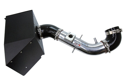 HPS Performance Air Intake Kit with Heat Shield, Polished, 827-690P