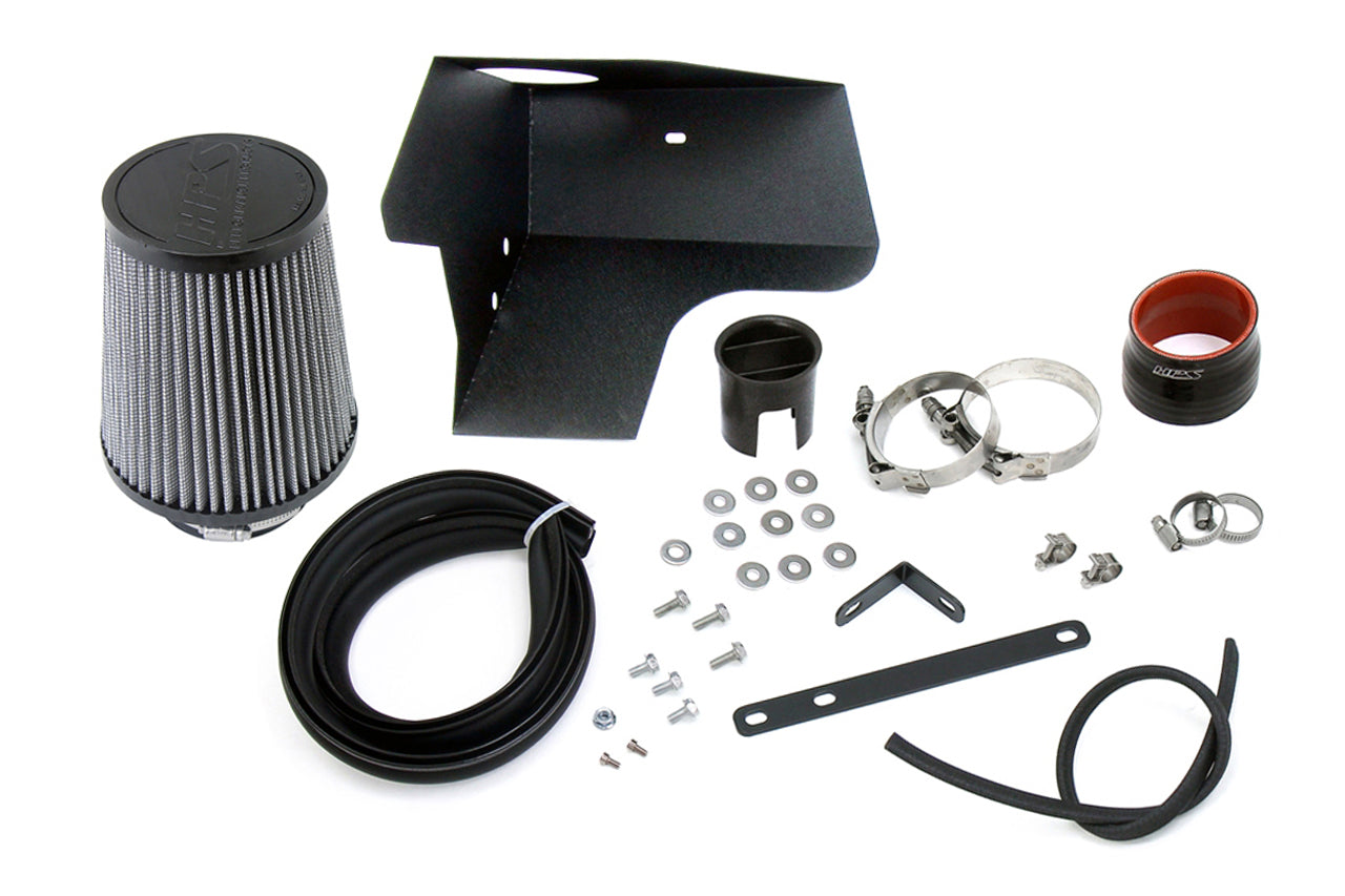HPS Performance Air Intake Kit with Heat Shield, Red, 827-694R