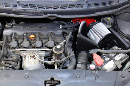 HPS Performance Air Intake Kit with Heat Shield, Blue, 827-694BL