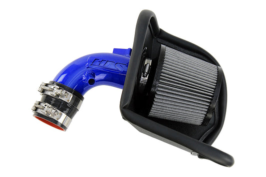 HPS Performance Air Intake Kit with Heat Shield Blue 827-700BL