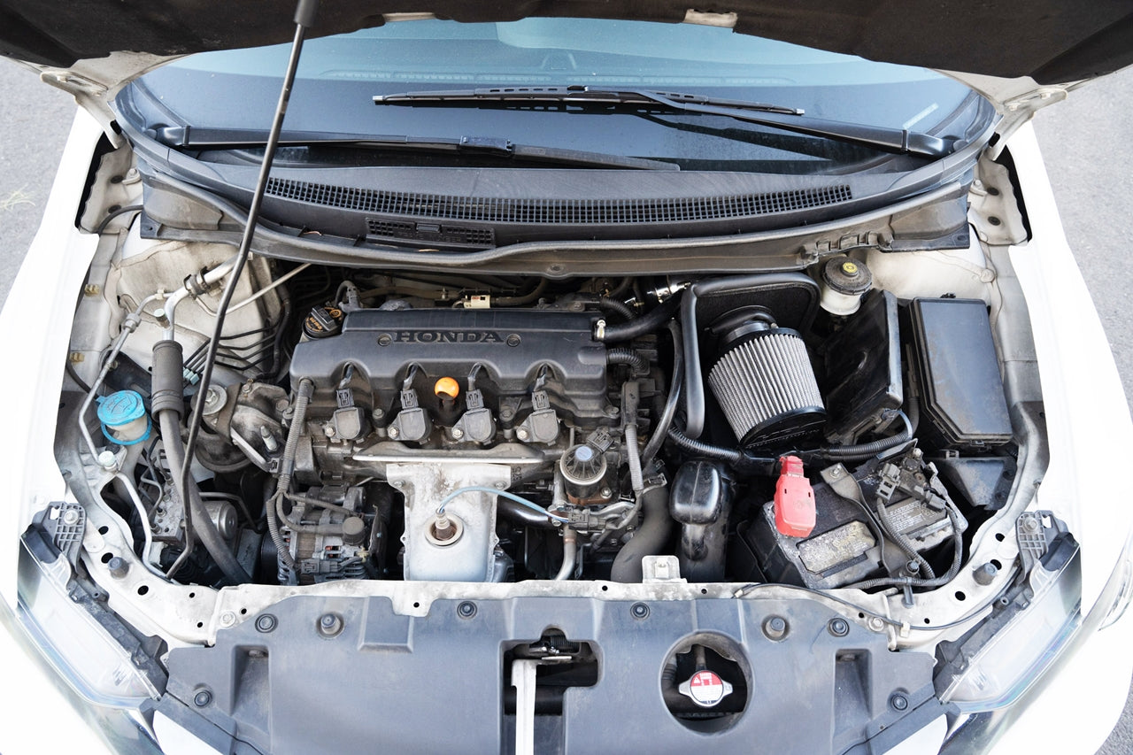 HPS Performance Air Intake Kit with Heat Shield, Polished, 827-700P