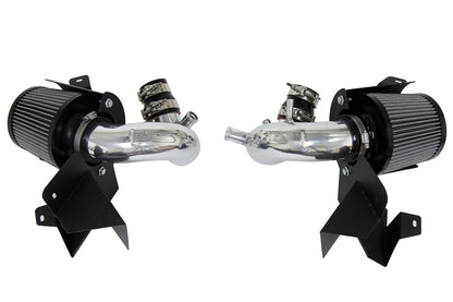 HPS Performance Air Intake Kit with Heat Shield Polished 827-703P