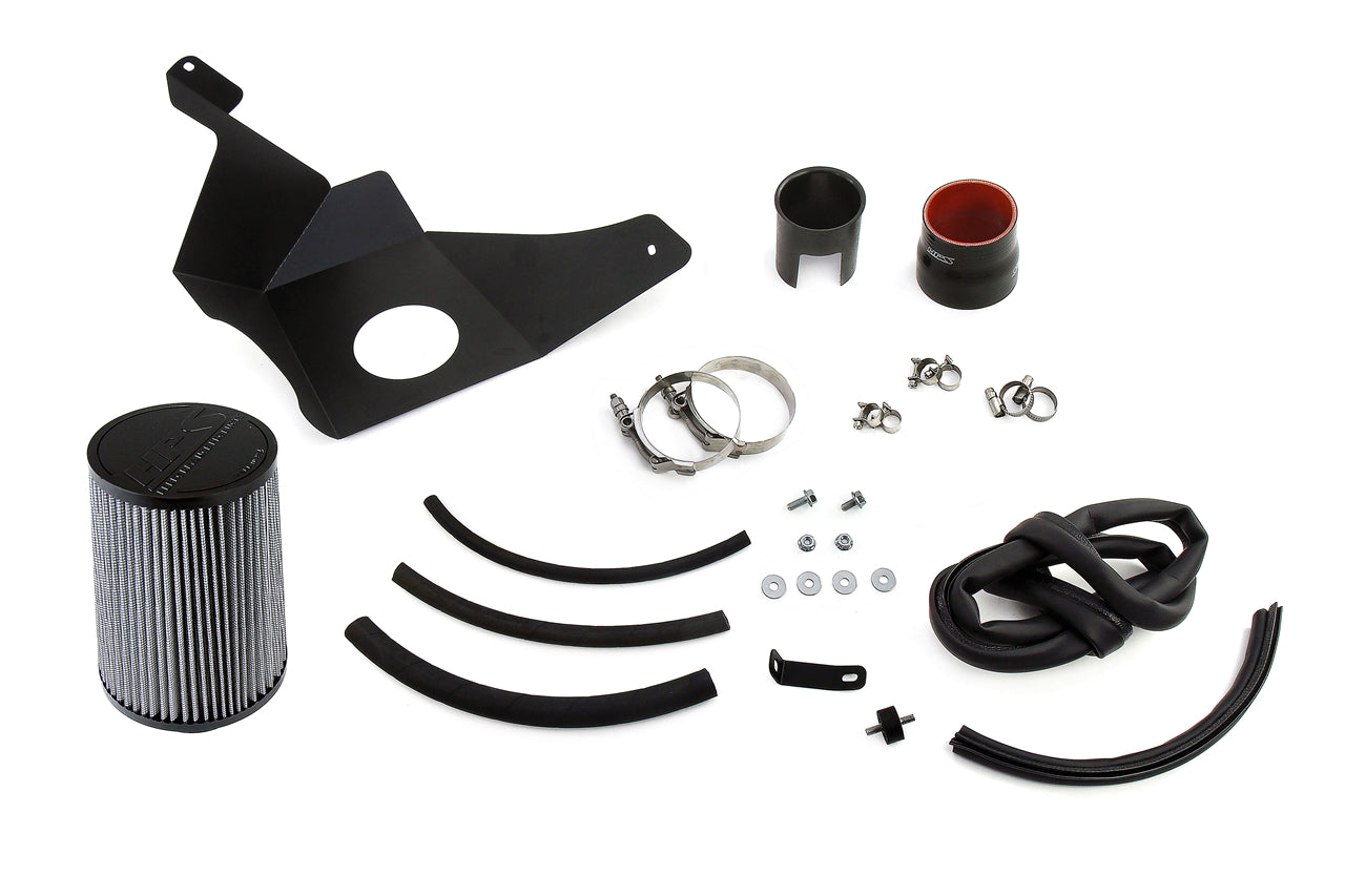 HPS Performance Air Intake Kit with Heat Shield, Red, 827-705R