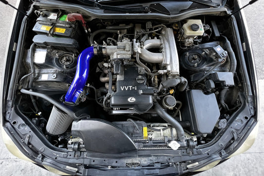 HPS Performance Air Intake Kit with Heat Shield, Polished, 827-705P