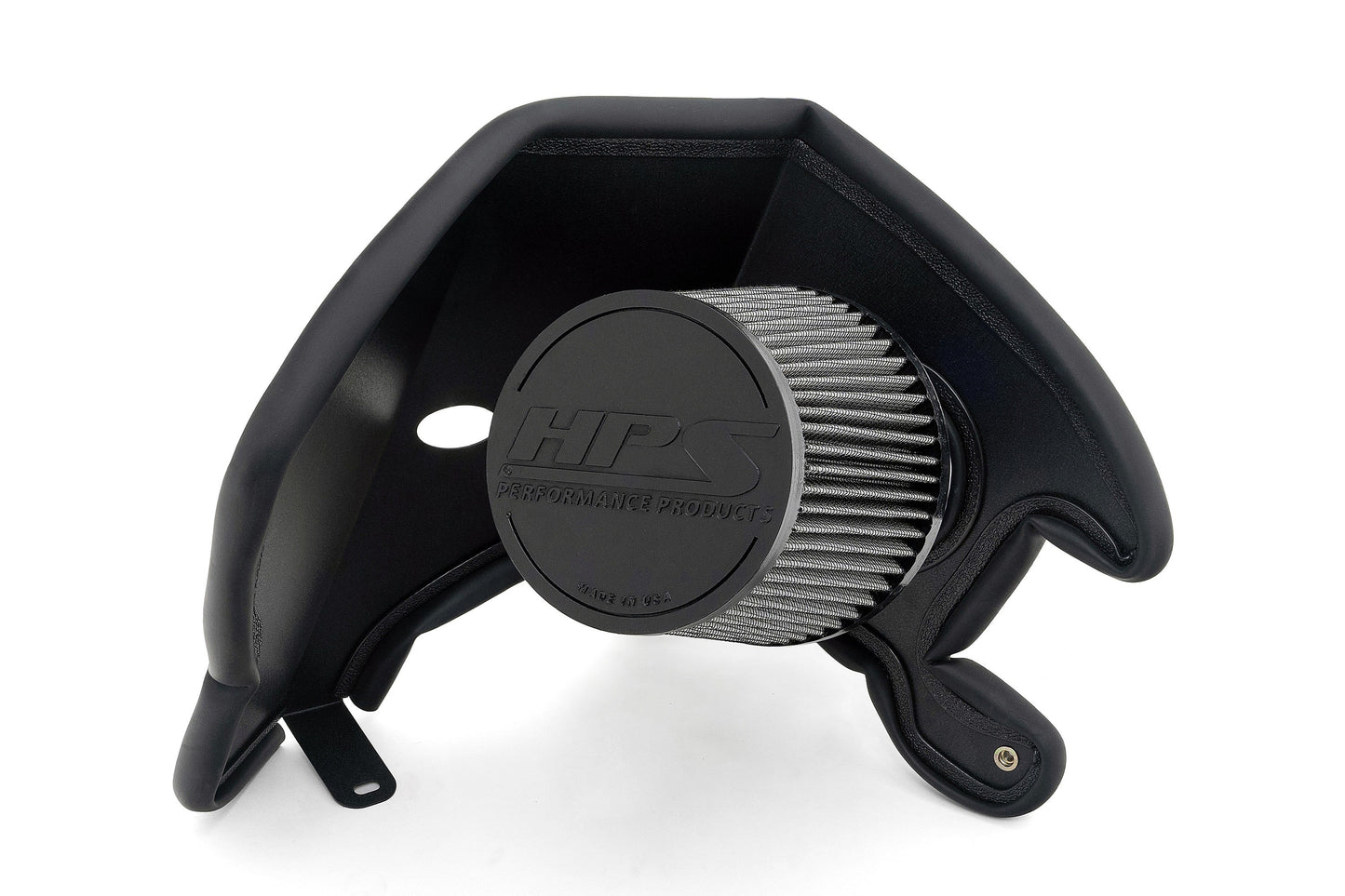 HPS Performance Air Intake Kit with Heat Shield, Polished, 827-709P