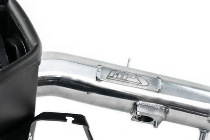 HPS Performance Air Intake Kit with Heat Shield, Polished, 827-718P