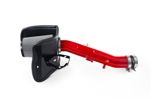 HPS Performance Air Intake Kit with Heat Shield Red 827-718R