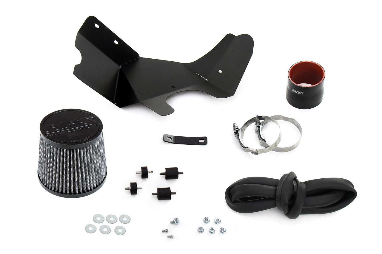 HPS Performance Air Intake Kit with Heat Shield, Polished, 827-720P