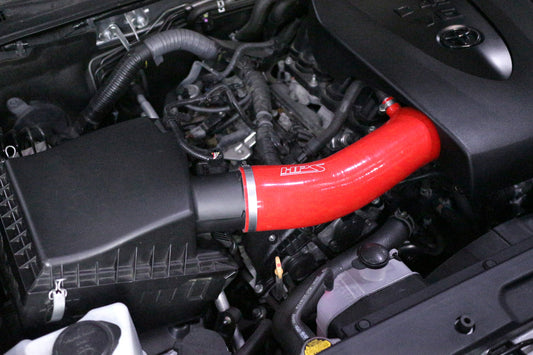 HPS Performance Silicone Air Intake Kit with Drop in Air Filter, Blue, 827-725BL