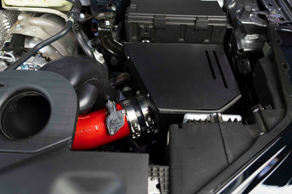HPS Performance Air Intake Kit with Heat Shield, Red, 827-728R