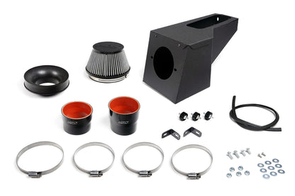 HPS Performance Air Intake Kit with Heat Shield, Red, 827-729R
