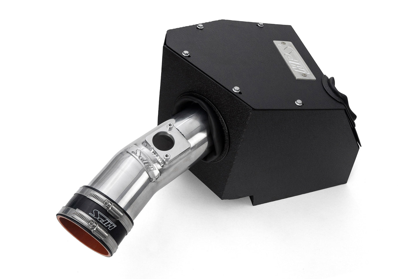 HPS Performance Air Intake Kit with Heat Shield, Polished, 827-735P