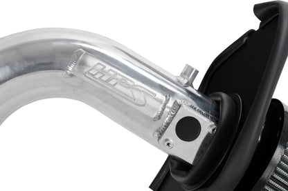 HPS Performance Air Intake Kit with Heat Shield, Polished, 827-738P