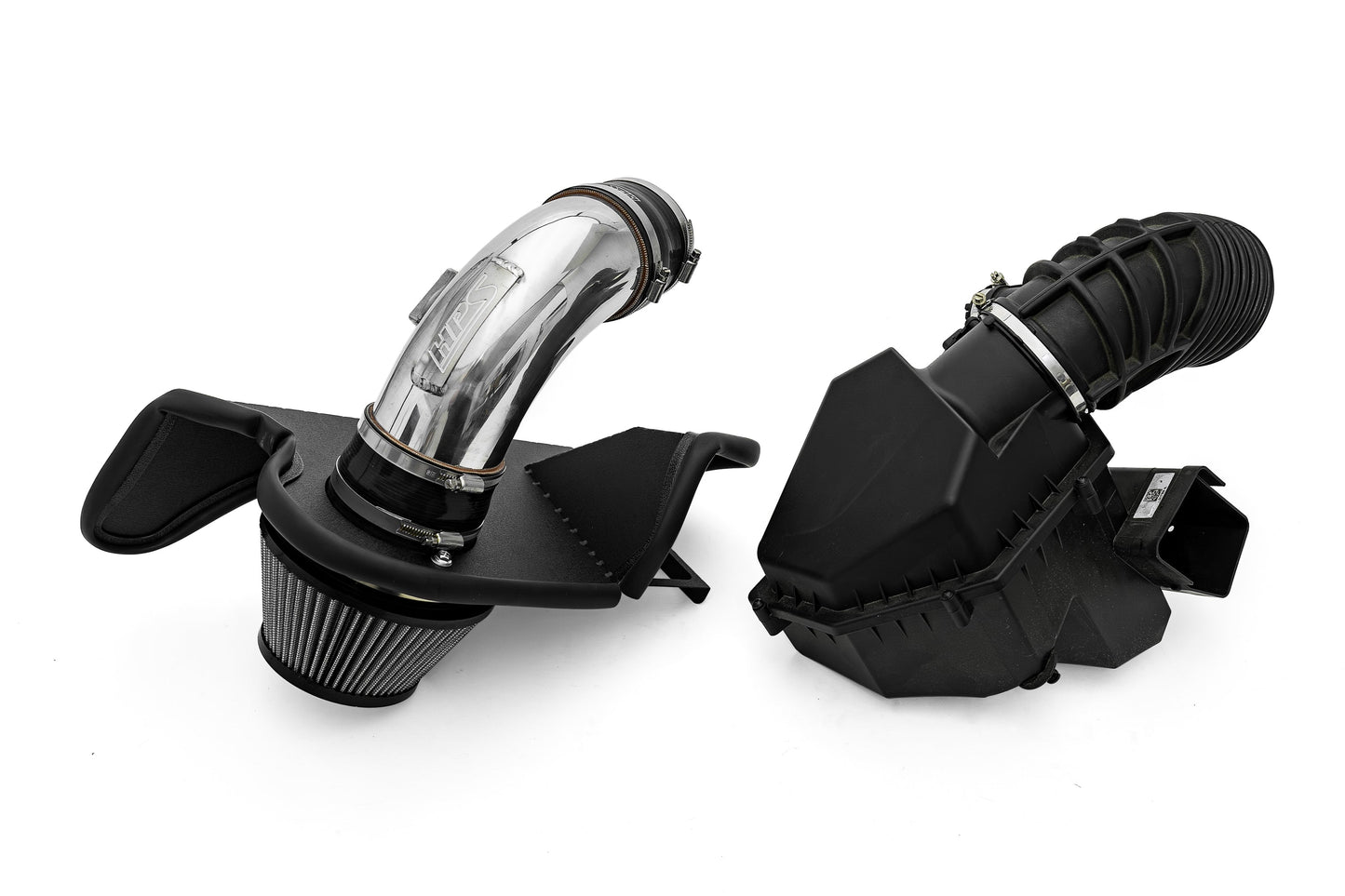 HPS Performance Air Intake Kit with Heat Shield, Blue, 827-739BL
