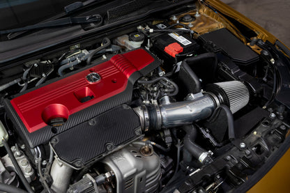 HPS Performance Air Intake Kit with Heat Shield, Red, 827-741R