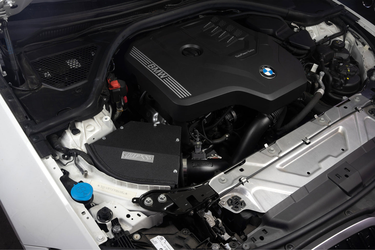 HPS Performance Air Intake Kit with Heat Shield, Polished, 827-770P