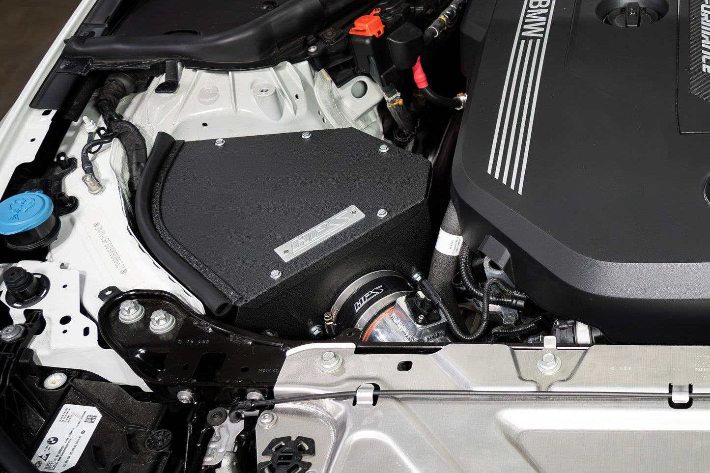 HPS Performance Air Intake Kit with Heat Shield, Polished, 827-771P