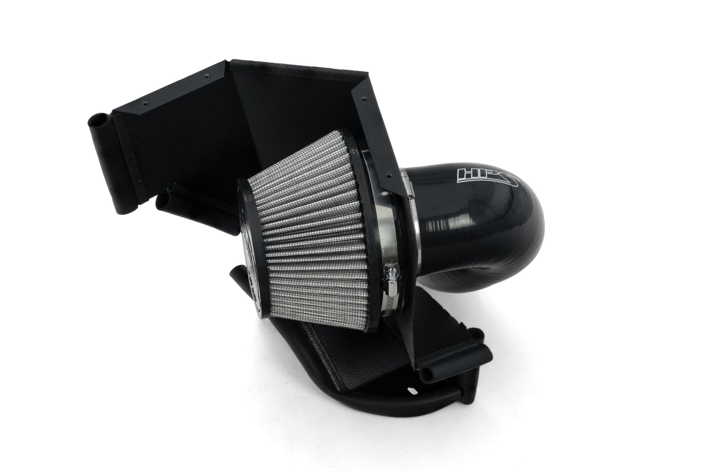 HPS Performance Air Intake Kit with Heat Shield, Black, 827-772WB