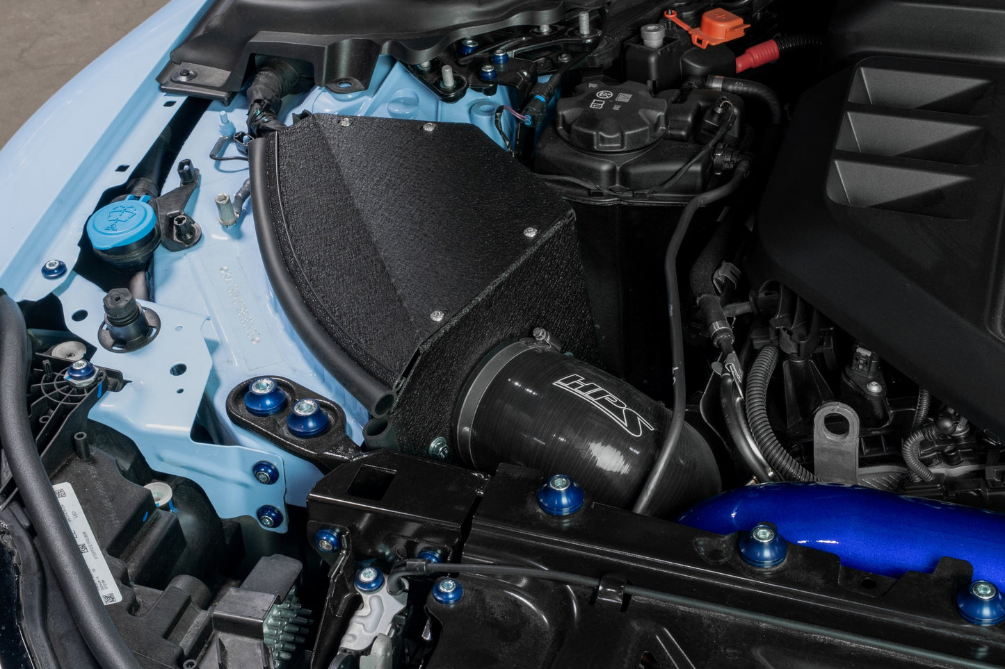 HPS Performance Air Intake Kit with Heat Shield, Black, 827-772WB