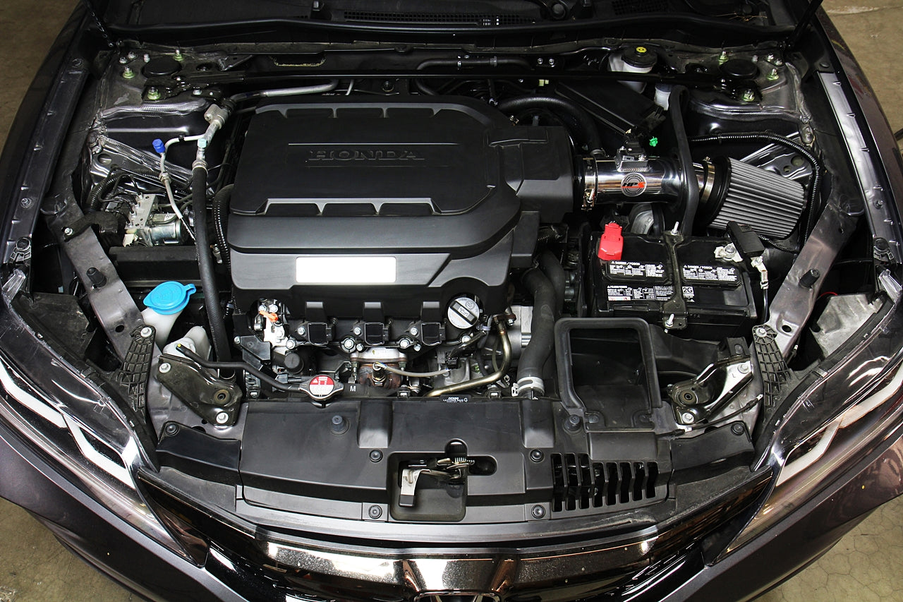 HPS Performance Air Intake Kit with Heat Shield, Polished, 827-780P