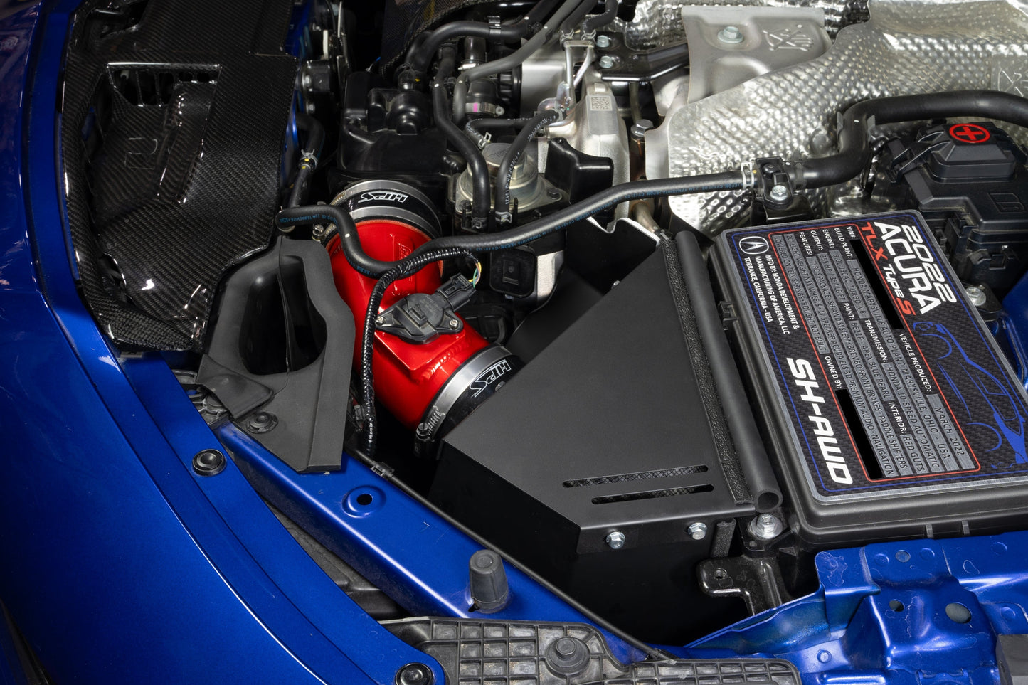 HPS Performance Air Intake Kit with Heat Shield, Polished, 827-783P