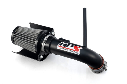 HPS Performance Air Intake Kit with Heat Shield Red 827-784WB