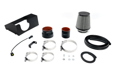HPS Performance Air Intake Kit with Heat Shield, Red, 827-787R