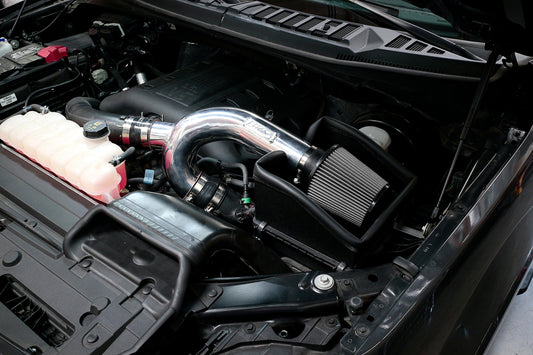 HPS Performance Air Intake Kit with Heat Shield, Blue, 827-787BL