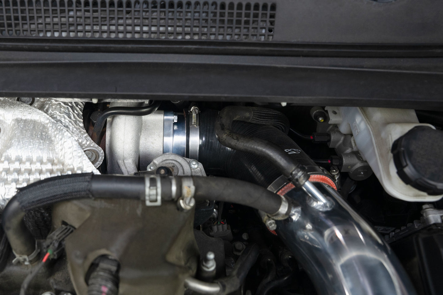 HPS Performance Black Air Intake Kit with Heat shield and Turbo Inlet, 827-797WB