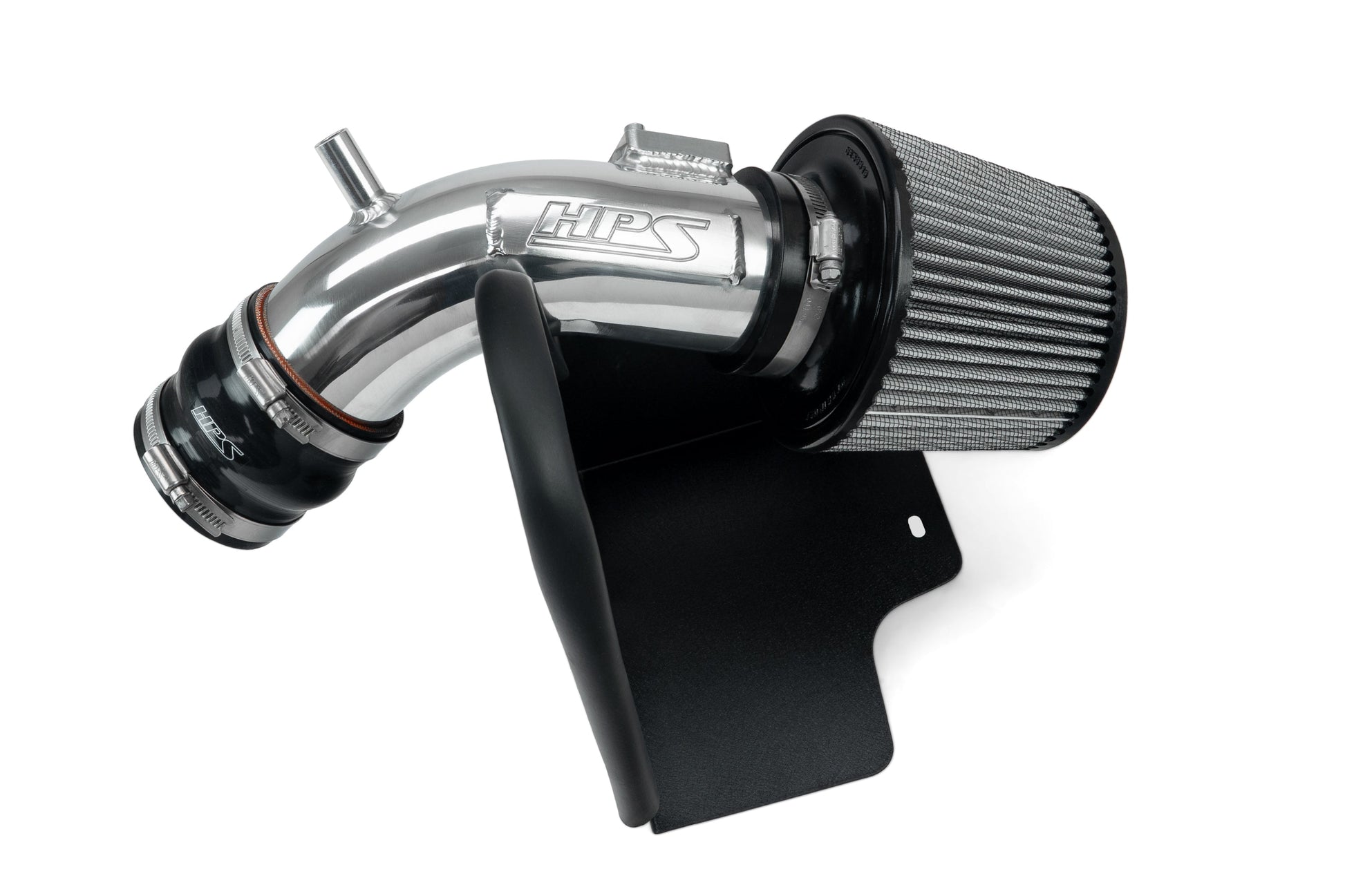 HPS Performance Air Intake Kit with Heat shield Polished 827-798P