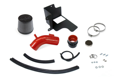 HPS Performance Air Intake Kit with Heat shield, Red, 827-798R