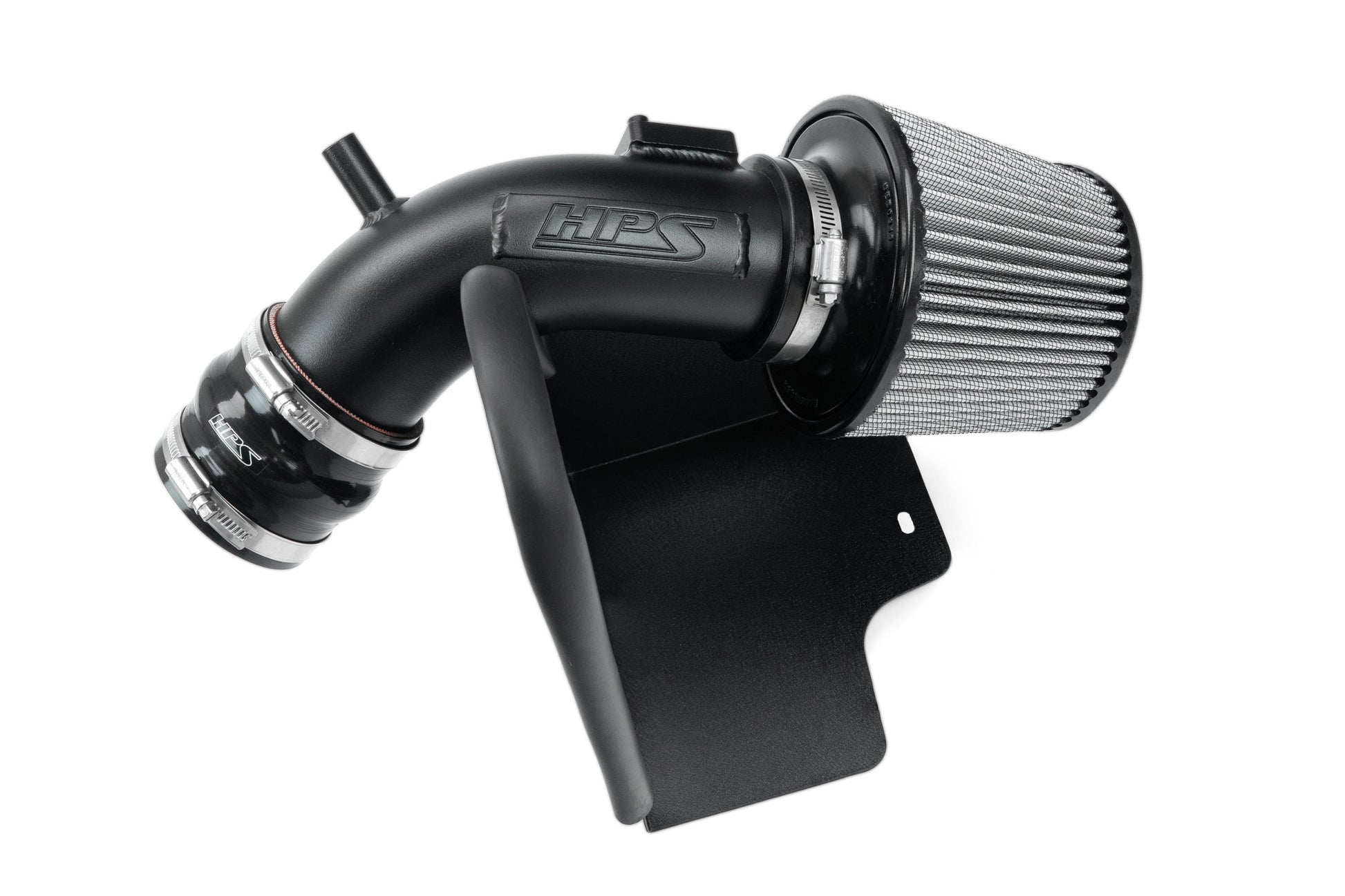 HPS Performance Air Intake Kit with Heat shield Black 827-798WB
