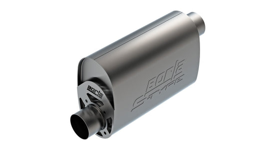 Borla CrateMuffler LS3 3in Offset In/Offset Out 14in x 4.35in x 9.10in Oval Muffler S-Type - Graveyard Performance