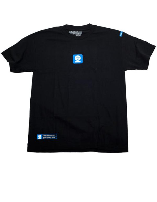 Sparco T-Shirt Tach Blk Med - Graveyard Performance