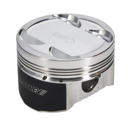 Manley 03-06 Evo 8/9 (7 Bolt 4G63T) 86mm +1mm Over Bore 8.5:1 Dish Pistons w/ Rings - Graveyard Performance