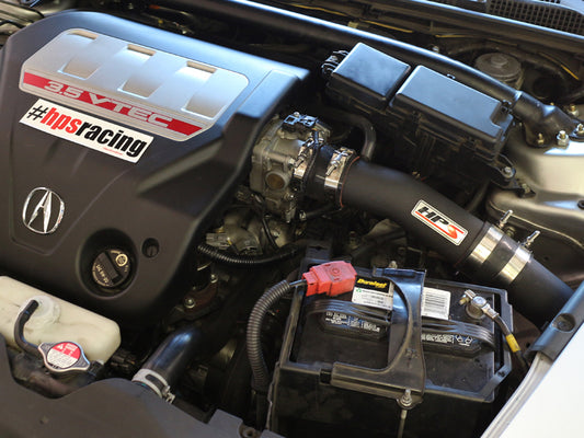 HPS Performance Cold Air Intake Kit, Black, 837-275WB