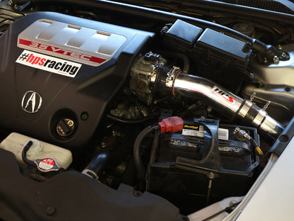 HPS Performance Cold Air Intake Kit, Red, 837-275R