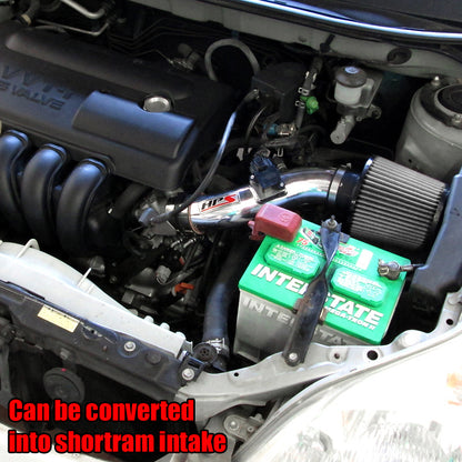 HPS Performance Cold Air Intake Kit, Polished, 837-513P