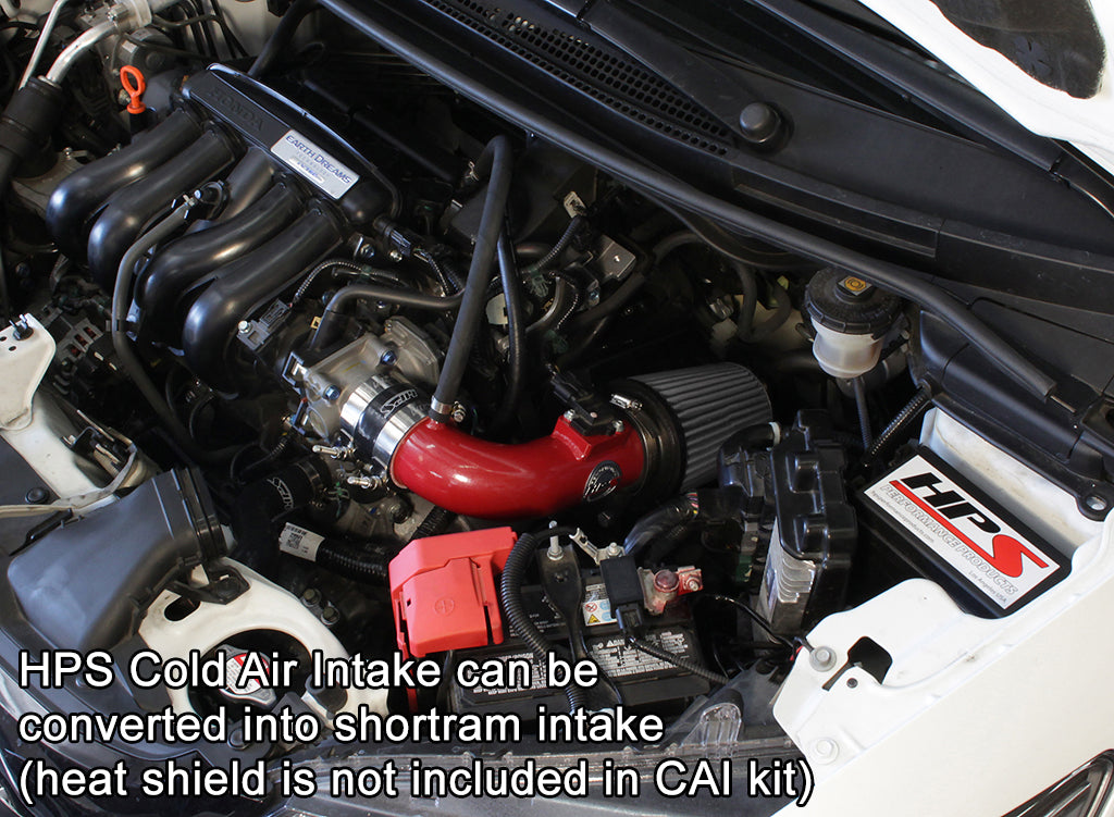 HPS Performance Cold Air Intake Kit, Red, 837-568R