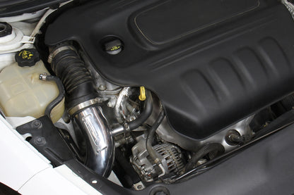 HPS Performance Cold Air Intake Kit, Polished, 837-571P