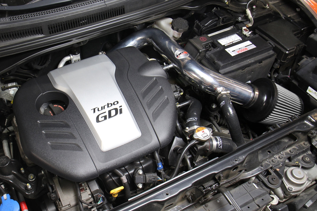 HPS Performance Cold Air Intake Kit, Polished, 837-605P