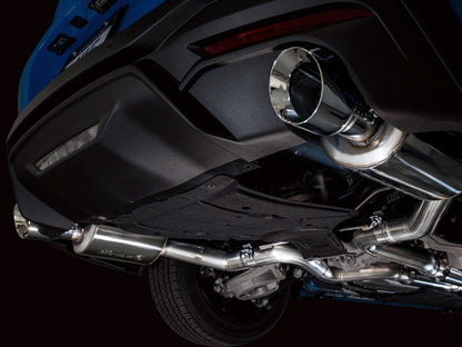 AWE 2024 Ford Mustang GT Fastback S650 RWD Touring Catback Exhaust w/ Dual Chrome Silver Tips - Graveyard Performance