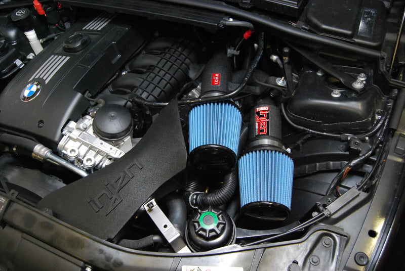 Injen 07-09 335i E92 / 08-09 135i E82 3.0L L6 Twin intake Polished Short Ram Intake - Graveyard Performance