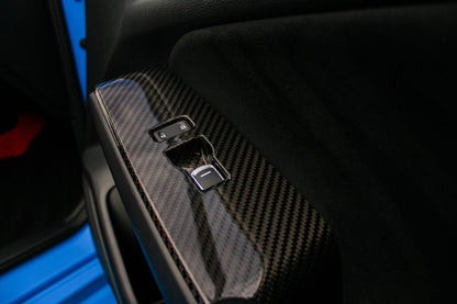OLM LE Carbon Fiber Window Switch Panel Covers (Set of 4) - 2022+ FL Honda Civic / FL5 Type R - Graveyard Performance