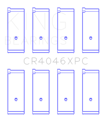 King Engine Bearings Acura D16A1 (Size STDX) Performance Rod Bearing Set - Graveyard Performance