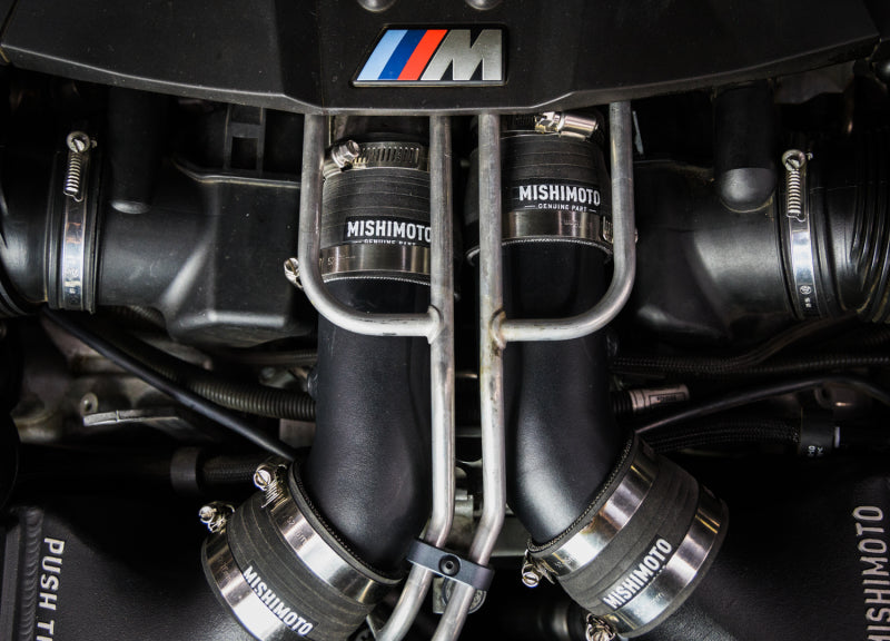 Mishimoto 12-16 BMW F10 M5 Intercooler Pipe Kit Micro Wrinkle Black - Graveyard Performance