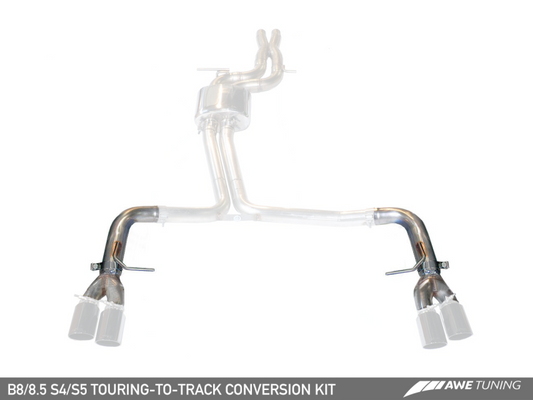 AWE Tuning Audi B8 S4/S5 Track Edition Conversion Kit for 90mm Tips