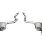 Corsa 24+ Ford Mustang GT Touring Axle-Back Ex.Sys 3.0in Dual Rear Exit w/4.5in Straight Cut Tips