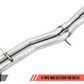 AWE Tuning Audi B9 S4 Touring Edition Exhaust - Non-Resonated (Silver 102mm Tips)