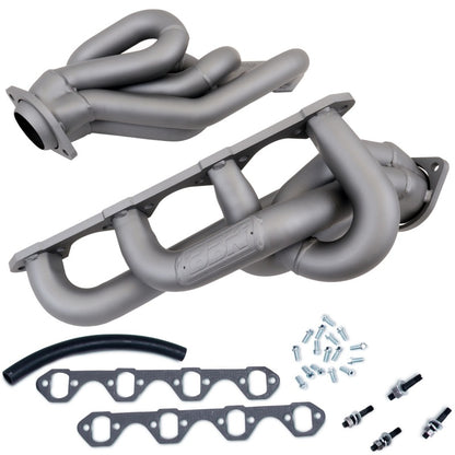 BBK 86-93 Mustang 5.0 Shorty Tuned Length Exhaust Headers - 1-5/8 Titanium Ceramic - Graveyard Performance